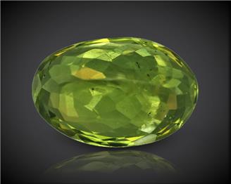 Natural Peridot Certified 6.57 CTS. ( 9117 )